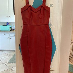 Deadly Dames Downtown Dame Faux Leather in Red